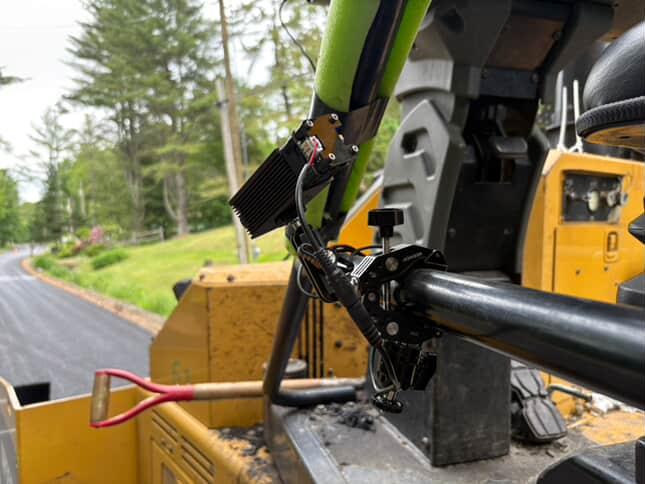Paver Laser with clamp mount