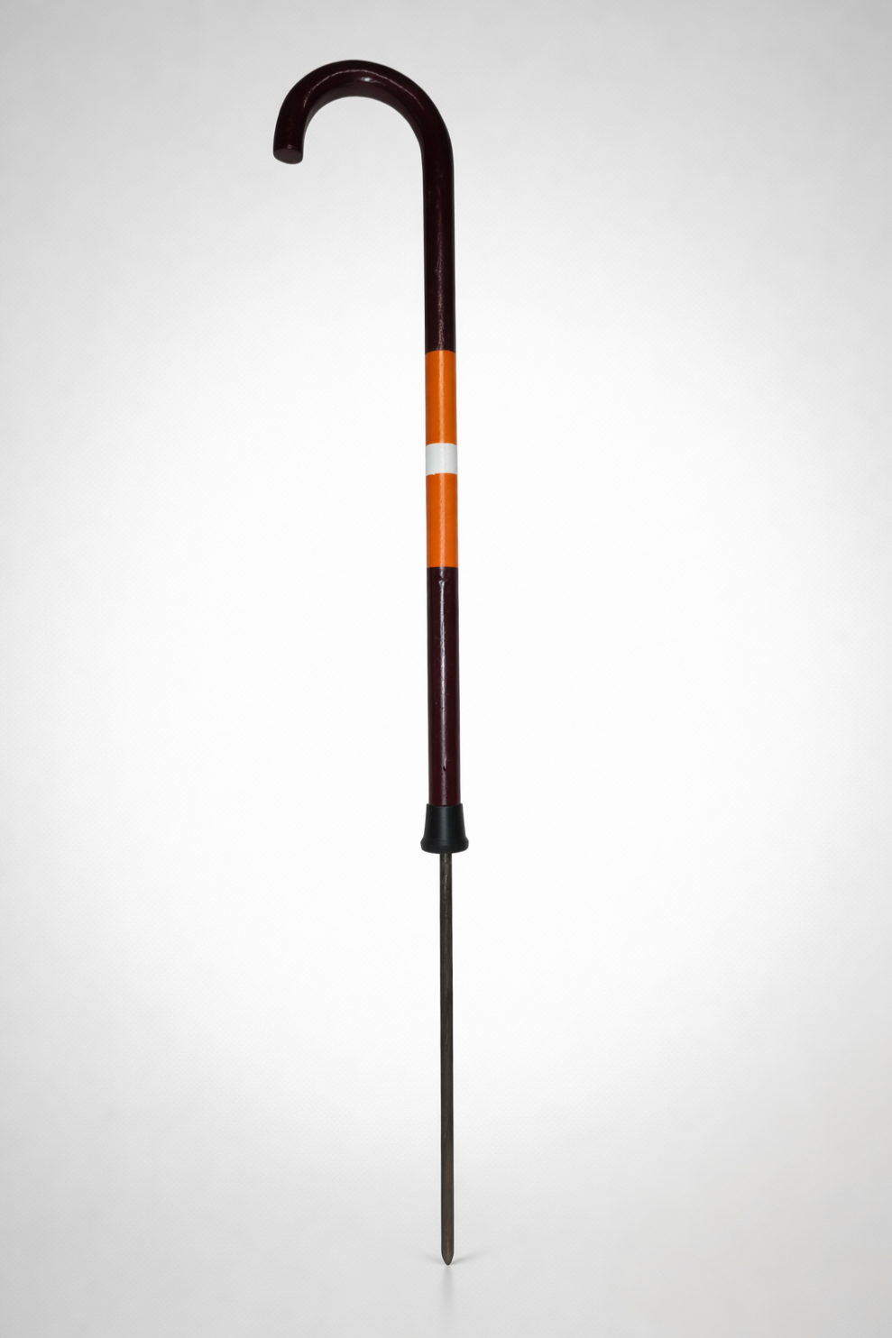 Brown White and Orange Cane Asphalt Poker