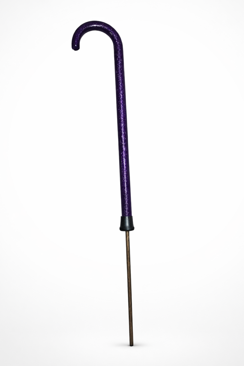Metal Flake Purple Cane Asphalt Poker