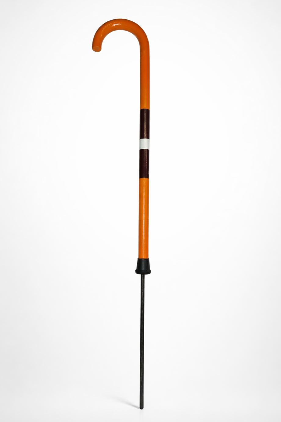 Orange White and Brown Cane Asphalt Poker